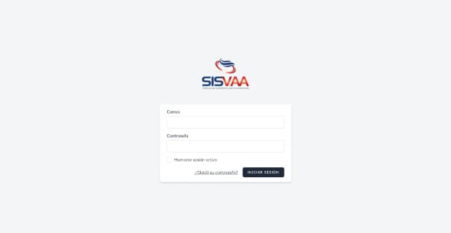 Login Sisvaa